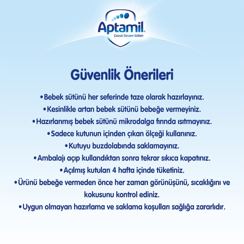 Aptamil 1 Bebek Sütü 800 g 0-6 Ay Akıllı Kutu 