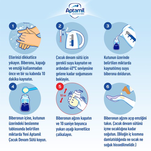 Aptamil 2 Devam Sütü 800 g  6-9 Ay Akıllı Kutu 