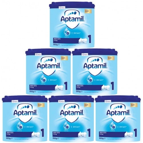 Aptamil 1 Bebek Sütü 350 g 0-6 Ay Akıllı Kutu x 6 Adet
