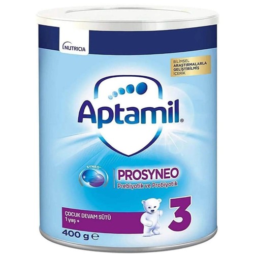 Aptamil 3 Çocuk Devam Sütü Prosyneo 1+ Yaş 400 gr Aptamil 3 Çocuk Devam Sütü Prosyneo 1+ Yaş 400 gr