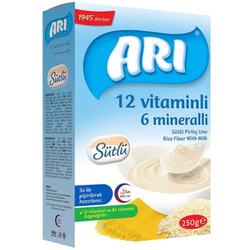 Arı Mama Sütlü Pirinç Unu Kaşık Maması 250 gr