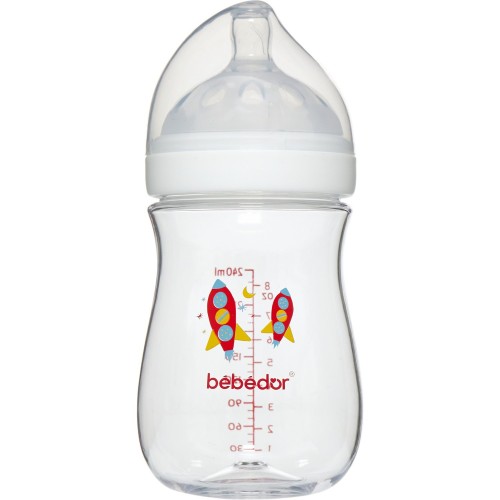 Bebedor Premium Seri Geniş Ağız Antikolik Biberon Tritan 240 ml