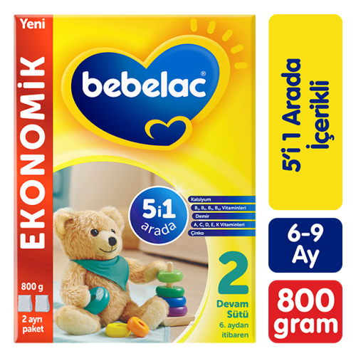 Bebelac 2 Devam Sütü 800 gr