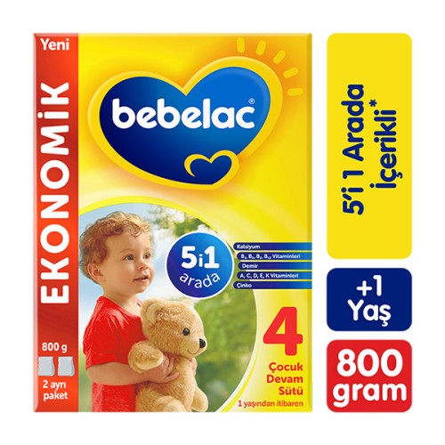 Bebelac 4 Çocuk Devam Sütü 800 gr