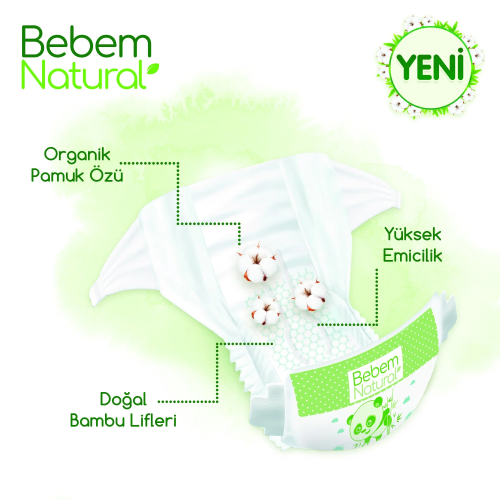 Bebem Natural Bebek Bezi Ultra Fırsat Paketi Junior 5 No 80 x 2 Adet