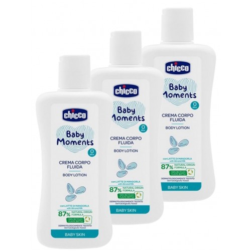 Chicco Baby Moments Doğal Saç Ve Vücut Şampuanı 200 ml x 3 Adet