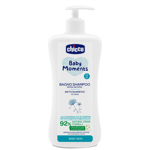 Chicco Baby Moments Doğal Saç ve Vücut Şampuanı 750 ml