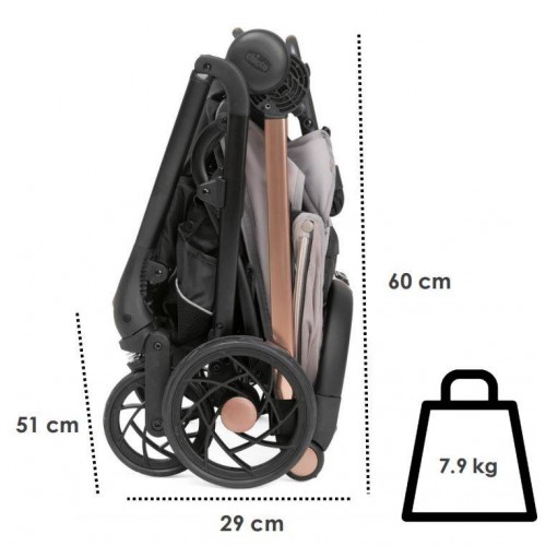 Chicco One4ever Bebek Arabası - Krem