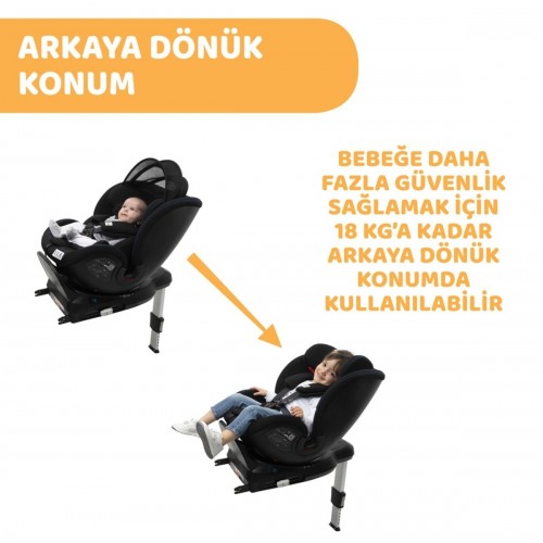Chicco OneSeat Air Oto Koltuğu - Siyah