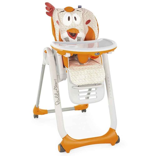 Chicco Polly 2 Start Bebek Mama Sandalyesi - Turuncu