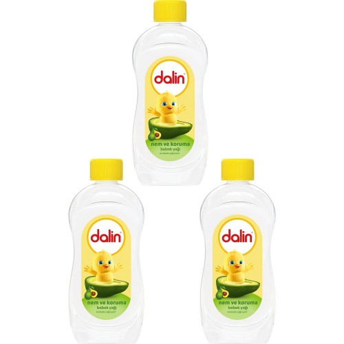 Dalin Nem & Koruma Bebek Yağı 300 ml x 3 Adet