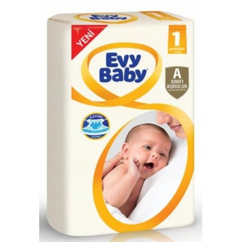 Evy Baby Bebek Bezi Jumbo Yenidoğan 1 Beden 44 lü 