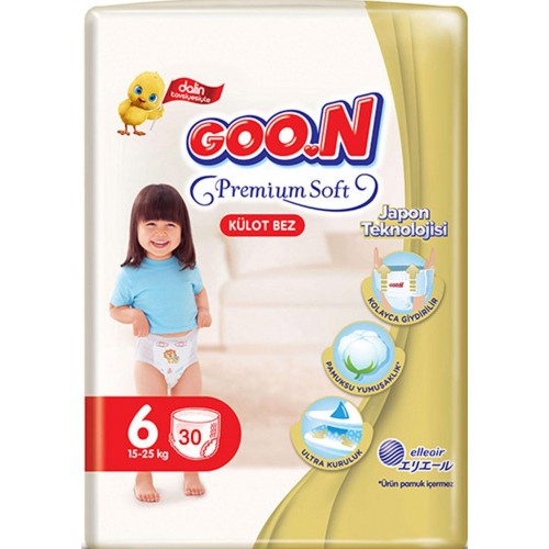 Goon Premium Soft Külot Bez Ekonomik Paket 6 Beden 30 Adet