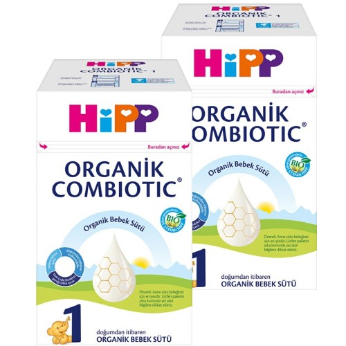 Hipp 1 Organik Bebek Sütü Combiotic 600 gr x 2 Adet