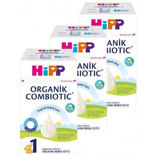 Hipp 1 Organik Bebek Sütü Combiotic 800 gr x 3 Adet