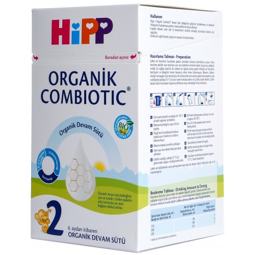 Hipp 2 Organik Devam Sütü Combiotic 800 gr