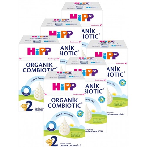 Hipp 2 Organik Devam Sütü Combiotic 800 gr x 6 Adet