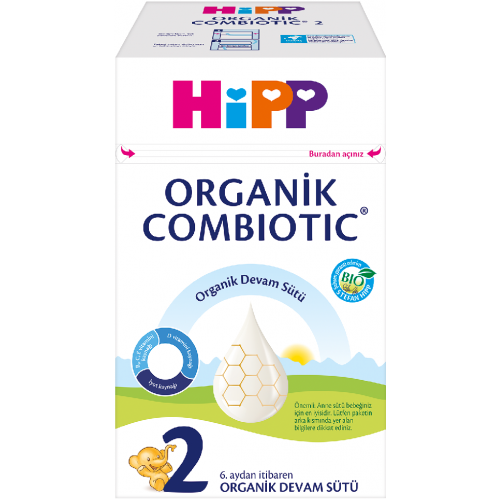 Hipp 2 Organik Devam Sütü Combiotic 600 gr