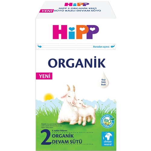 Hipp 2 Organik Keçi Sütü Bazlı Devam Sütü 400 gr