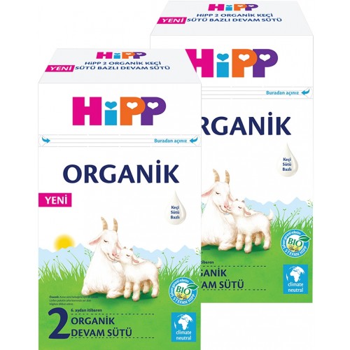 Hipp 2 Organik Keçi Sütü Bazlı Devam Sütü 400 gr x 2 Adet