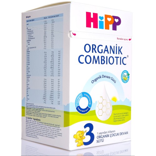 Hipp 3 Combiotic Organik Devam Sütü 600 gr