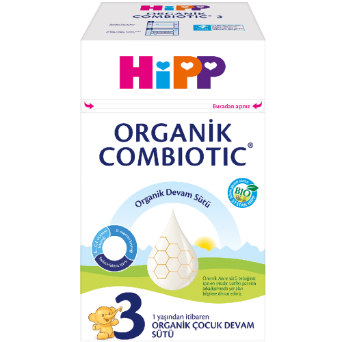 Hipp 3 Combiotic Organik Devam Sütü 600 gr