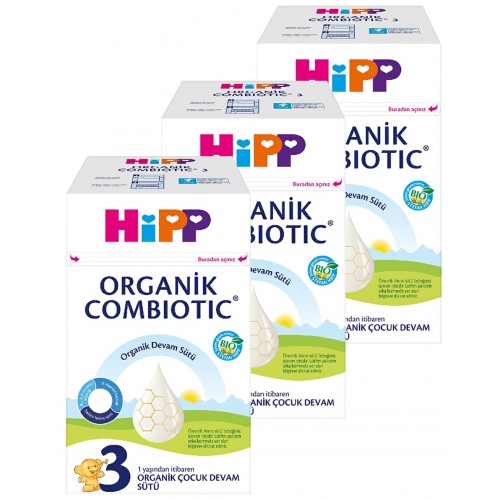 Hipp 3 Combiotic Organik Devam Sütü 800 gr x 3 Adet