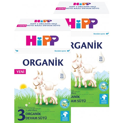 Hipp 3 Organik Keçi Sütü Bazlı Devam Sütü 400 gr x 2 Adet