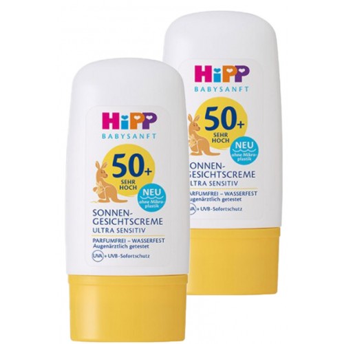 Hipp Babysanft Yüz Güneş Kremi 50 Faktör 30 ml x 2 Adet