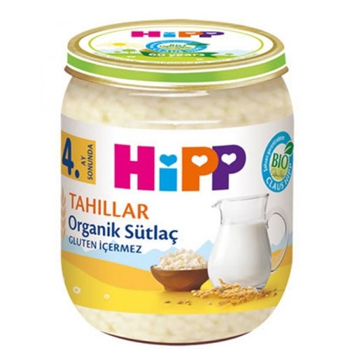Hipp Organik Sütlaç Kavanoz Mama 125 gr