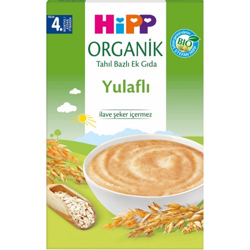 Hipp Organik Yulaflı Ek Gıda Kaşık Maması 200 gr