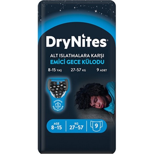 Huggies Dry Nites Erkek Gece Külodu Large 9 lu