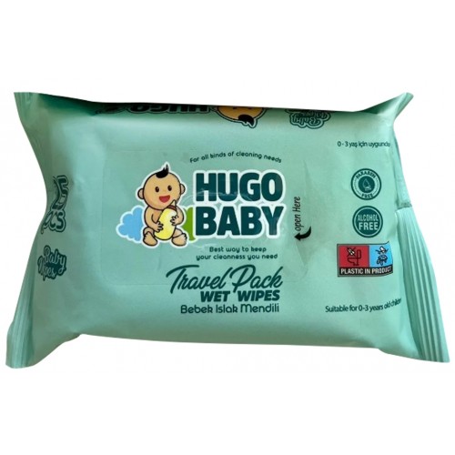 Hugo Baby Çanta Boyu Islak Havlu 25 li