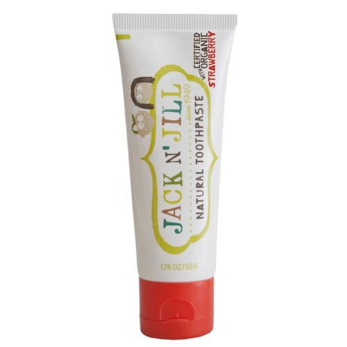 Jack N Jill Doğal Çilek Aromalı Diş Macunu 50 gr Jack N Jill Doğal Çilek Aromalı Diş Macunu 50 gr