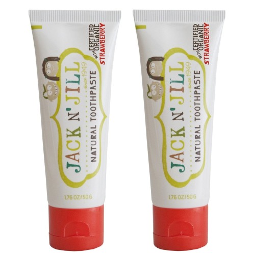 Jack N Jill Doğal Çilek Aromalı Diş Macunu 50 gr x 2 Adet