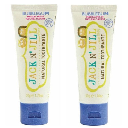 Jack N Jill Doğal Sakız Aromalı Diş Macunu 50 gr x 2 Adet