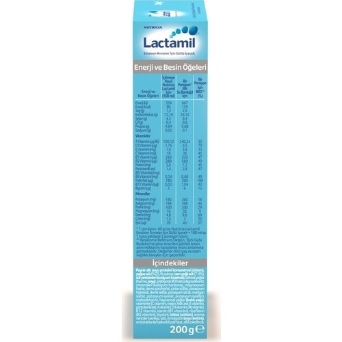 Lactamil Emziren Anneler İçin Sütlü İçecek 200 gr