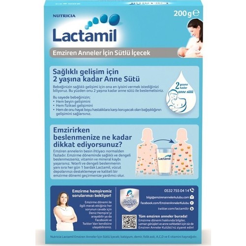 Lactamil Emziren Anneler İçin Sütlü İçecek 200 gr