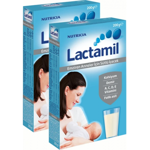 Lactamil Emziren Anneler İçin Sütlü İçecek 200 gr x 2 Adet