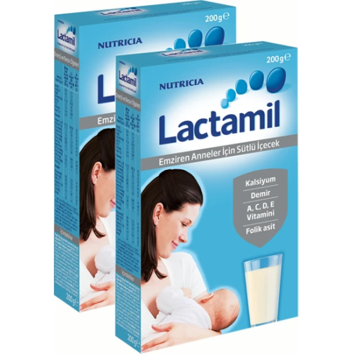 Lactamil Emziren Anneler İçin Sütlü İçecek 200 gr x 2 Adet