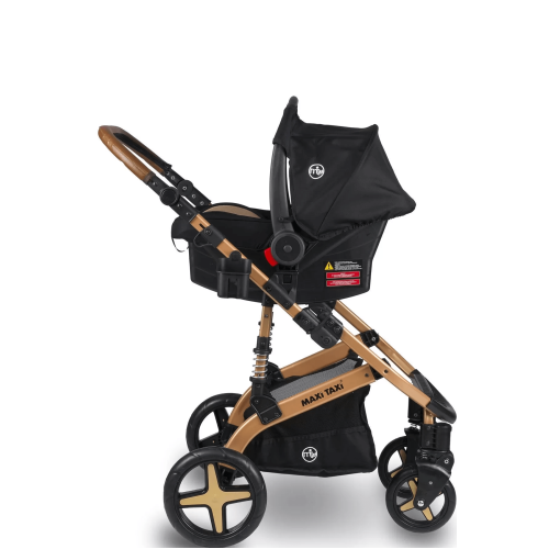 Maxi Taxi Fast Pro Alüminyum Travel Sistem Bebek Arabası - Gold Black