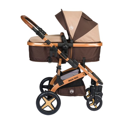 Maxi Taxi Fast Pro Alüminyum Travel Sistem Bebek Arabası - Kahve Gold