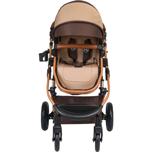 Maxi Taxi Fast Pro Alüminyum Travel Sistem Bebek Arabası - Kahve Gold