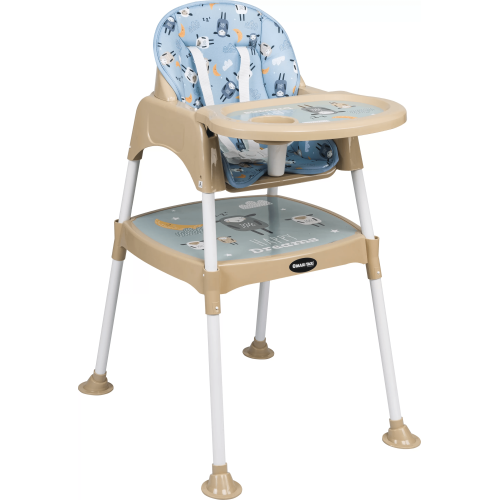 Maxi Taxi Feeding Kuzu Desenli 3 in 1 Mama Sandalyesi - Mavi Maxi Taxi Feeding Kuzu Desenli 3 in 1 Mama Sandalyesi - Mavi