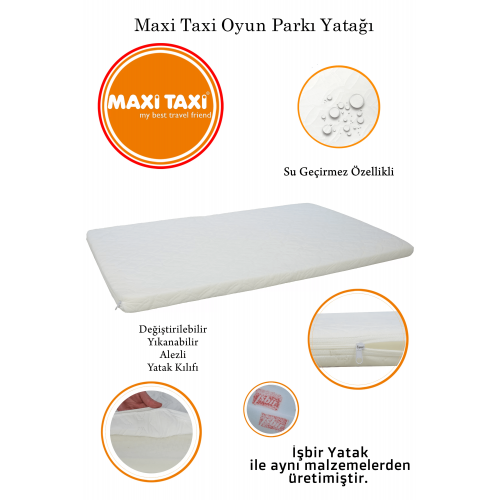 Maxi Taxi Sünger Oyun Parkı Yatağı 60x120