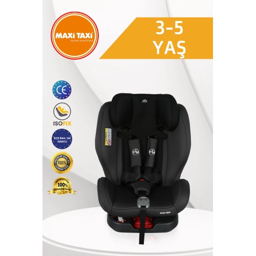Maxi Taxi Safe Travel 360 Dönebilen İsofix Oto Koltuğu Siyah-Gri Maxi Taxi Safe Travel 360 Dönebilen İsofix Oto Koltuğu Siyah-Gri