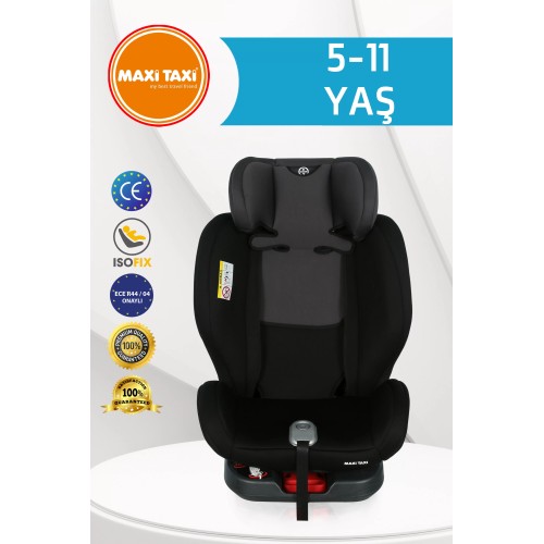 Maxi Taxi Safe Travel 360 Dönebilen İsofix Oto Koltuğu Siyah-Gri Maxi Taxi Safe Travel 360 Dönebilen İsofix Oto Koltuğu Siyah-Gri