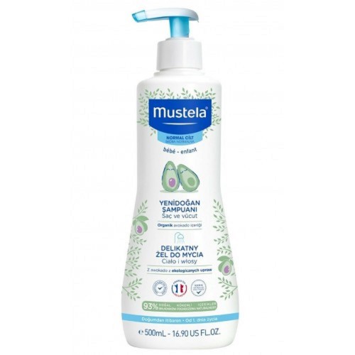 Mustela Gentle Cleansing Gel Yenidoğan Şampuan 500 ml
