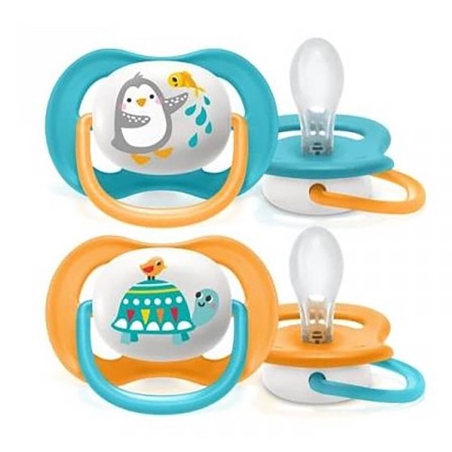 Philips Avent SCF080/07 Ultra Air Emzik 6-18 Ay (Mavi - Sarı)