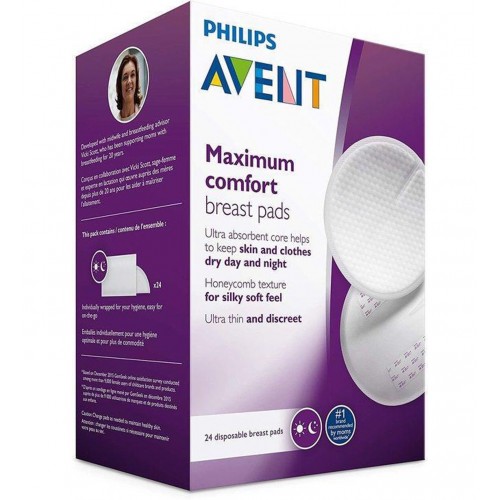 Philips Avent SCF254/24 Tek Kullanımlık Göğüs Pedi 24 lü